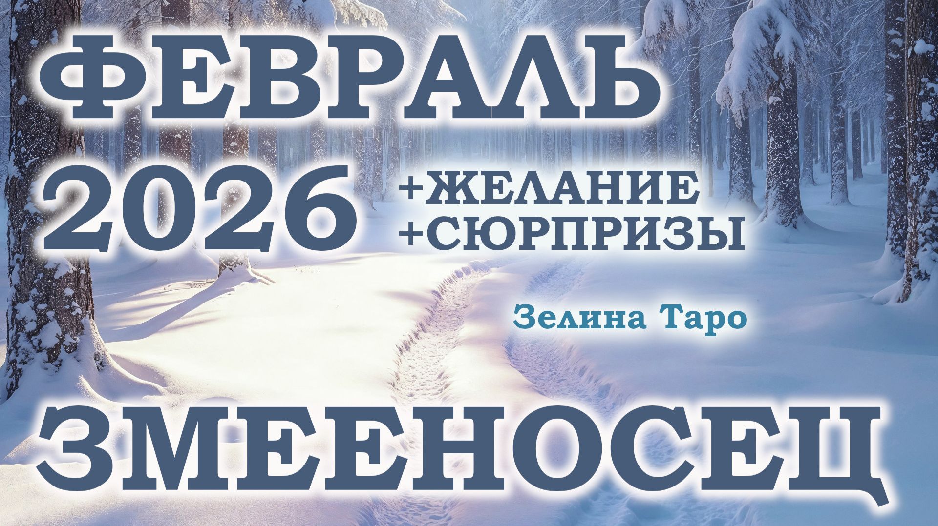 ЗМЕЕНОСЕЦ | ТАРО прогноз на ФЕВРАЛЬ 2026 года | Желание | Сюрпризы | Расклад таро