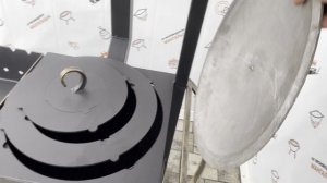 Мангал с крышей и печкой Арт№ 0014