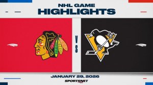 30.01.2026 | ОБЗОР МАТЧА | Питтсбург Пингвинз - Чикаго Блэкхоукс | Highlights