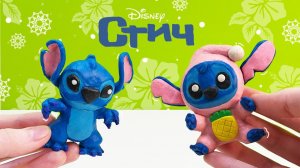 Эксперимент 626 Стич и Стич в стиле Лабубу из пластилина | ИЗИ Лепка