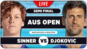 Джокович Н — Синнер Я Australian Open 2026. Теннис. 1/2 финала. Прямая трансляция.