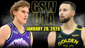 29.01.2026 | ОБЗОР МАТЧА | Юта Джаз - Голден Стэйт Уорриорз | Highlights
