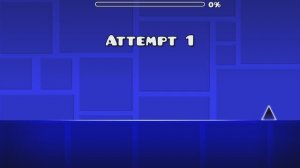 1 попытка на каждый уровень в Geometry dash