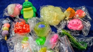 АСМР СКВИШИ лапки ✨ ТАБА СКВИШИ 🫶🏻 режу СКВИШИ ✨ звуки АСМР сквишей и антистрессов 🤗