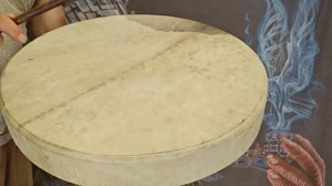 Шаманский бубен мастеровой 50 см