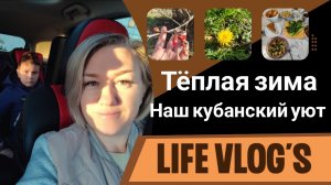 Влоги с ЮГА💛Тёплая зима🌱 Наш кубанский уют☺