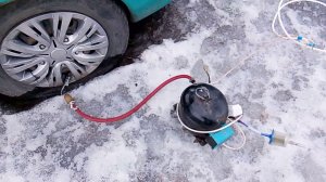 Насос из компрессора от холодильника