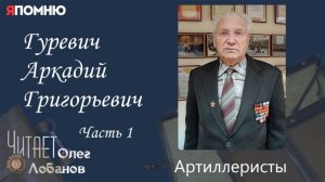 Гуревич Аркадий Григорьевич  Часть 1. Проект "Я помню" Артема Драбкина. Артилеристы.
