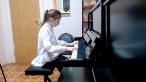 Егорова Василиса, И.С. Бах, Прелюдия №5 d-moll ("12 маленьких прелюдий"); Г. Беренс, Этюд C-dur