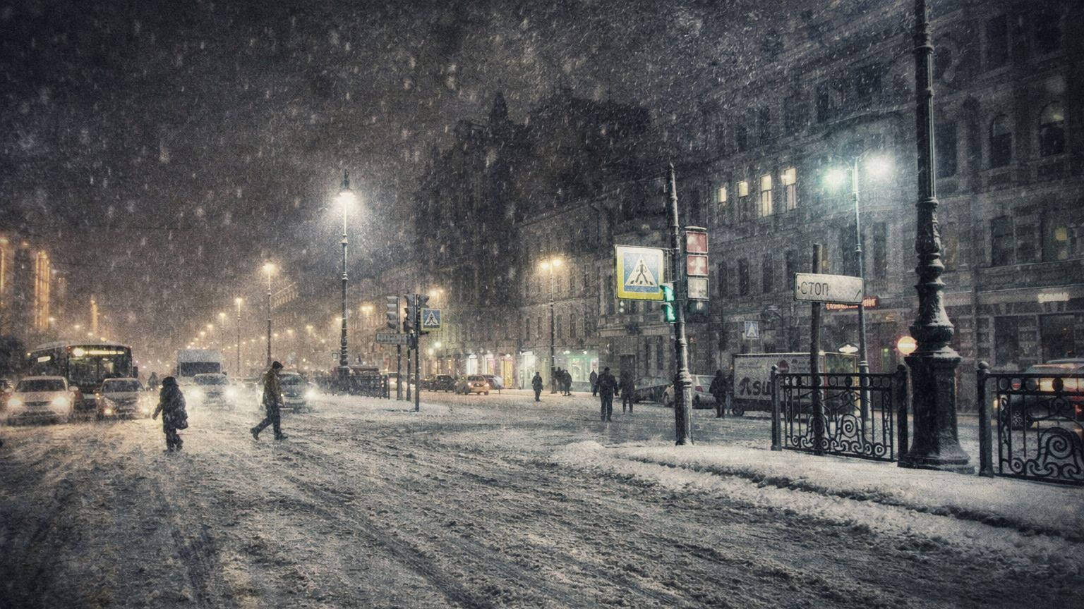 СНЕГ НА НЕВСКОМ ! (Январь 2025) смотреть онлайн