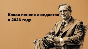 Какая пенсия ожидается в 2026 году