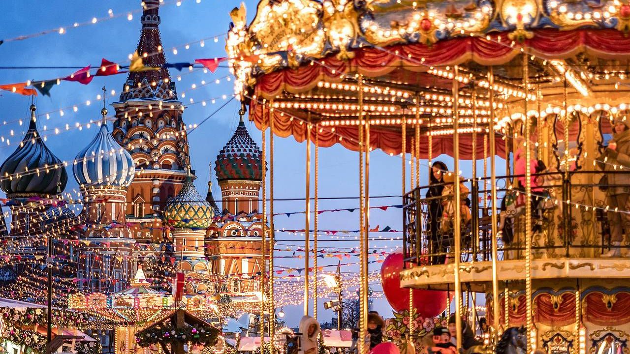 Прогулки по Новогодней Москве. Красная площадь смотреть онлайн