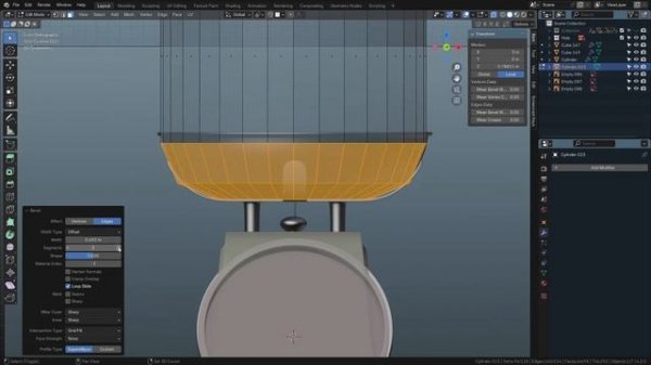 Stylized Kitchen Course in Blender p96 SK_S1_C82 Kitchen Scale