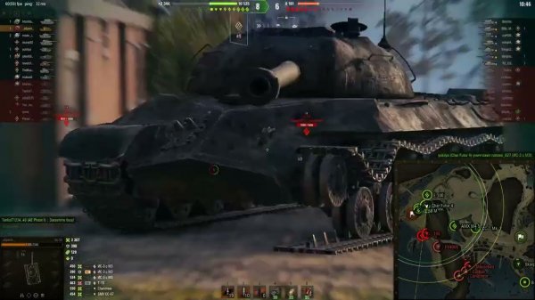 Vz-55 8100 урона на карте фьорды.