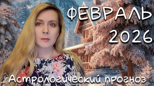 Гороскоп на ФЕВРАЛЬ 2026/астрологический прогноз Валерии Лавандовой. Здоровье, риски, работа, любовь смотреть онлайн