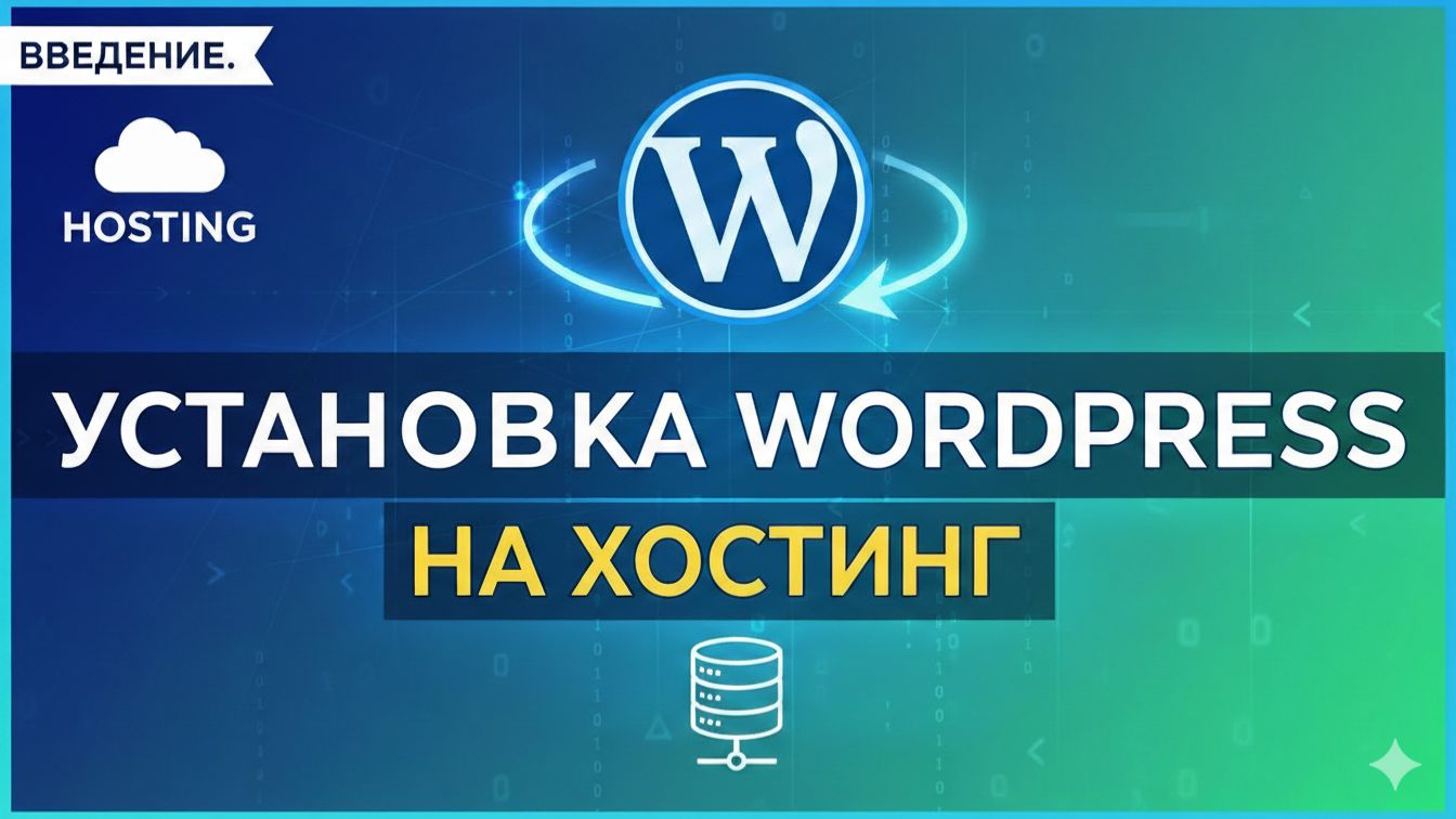 Введение в WordPress 🔥 Установка сайта на хостинг с нуля | Первый шаг смотреть онлайн