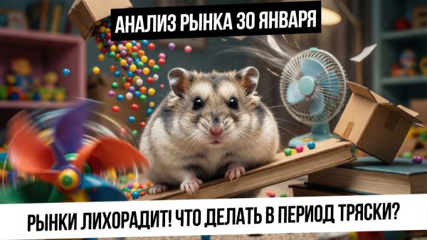 Анализ рынка 30 января. Мировые рынки лихорадит! Будет ли рост рынка РФ? Нефть! Газ! Золото!