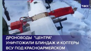 Дроноводы  "Центра" уничтожили блиндаж и коптеры ВСУ под Красноармейском