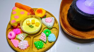 АСМР шоколадный распаковка АСМР сквишей силиконовая еда 🍫🍬🍫