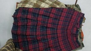 41134 ПРОДАН Юбки шотландская клетка, 1пак, Gonne Tartan Donna, секонд (vintage/extra) оптом