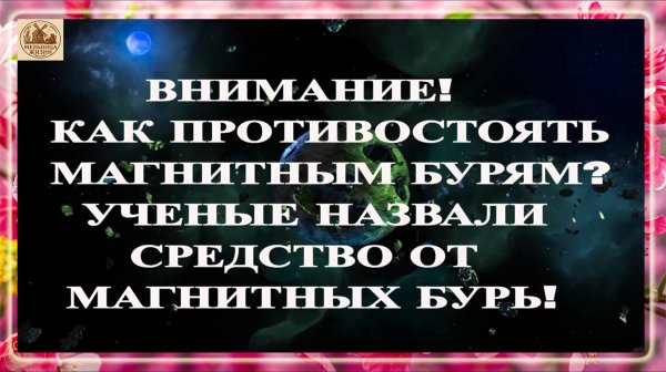 ВНИМАНИЕ! КАК ПРОТИВОСТОЯТЬ МАГНИТНЫМ БУРЯМ? УЧЕНЫЕ НАЗВАЛИ СРЕДСТВО ОТ МАГНИТНЫХ БУРЬ!