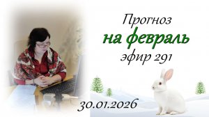 291. Прогноз на февраль.