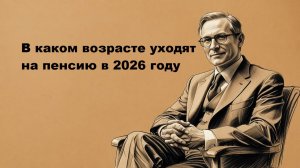В каком возрасте уходят на пенсию в 2026 году