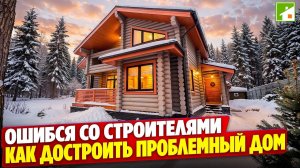 Обзор дома из оцилиндрованного бревна. 170 метров эклектики в классическом деревянном домостроении.