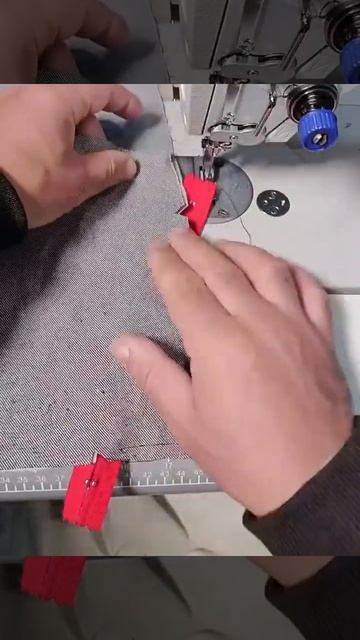 Карман на молнии в брюках.