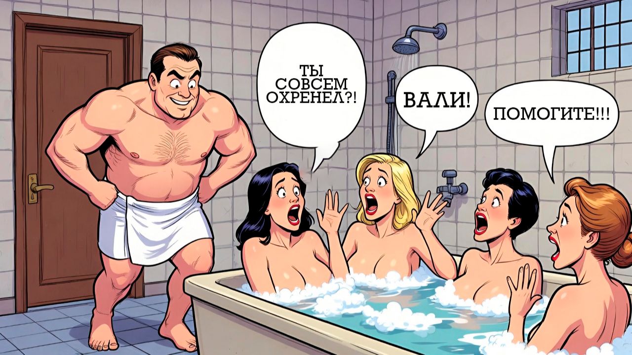 Заходит голый мужик в женскую баню... #анекдоты #прикол #ржака смотреть онлайн