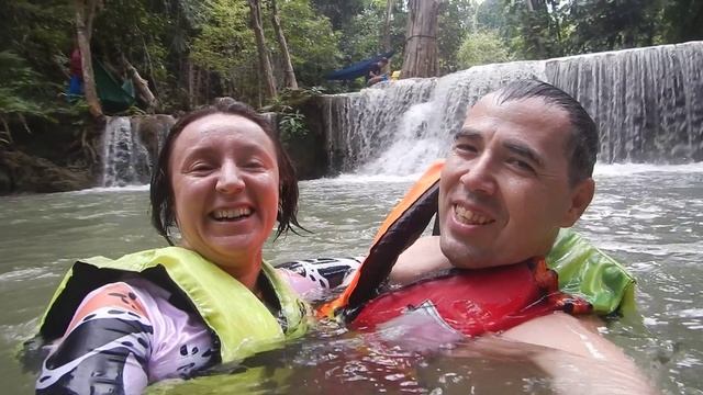 (Гл.5) Huai Mae Khamin Waterfall, красивейший водопад о котором не знают туристы