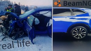 Аварии на реальных событиях в игре BeamngDrive #9