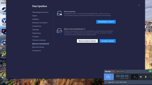 КАК  ОСВОБОДИТЬ МЕСТО В  BLUESTACKS 5