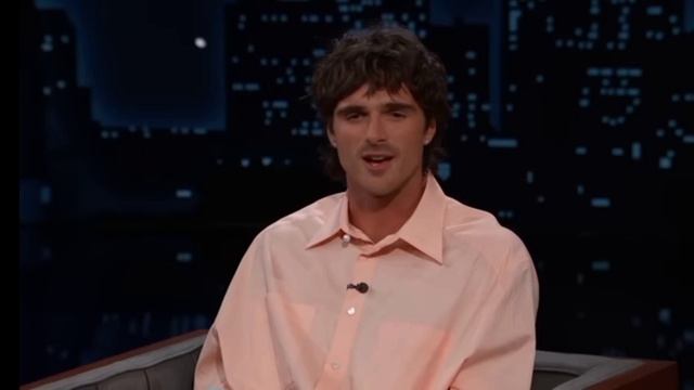 Джейкоб Элорди целует Джимми и рассказывает о номинации на «Оскар» за фильмы «Франкенштейн» и «Грозо смотреть онлайн