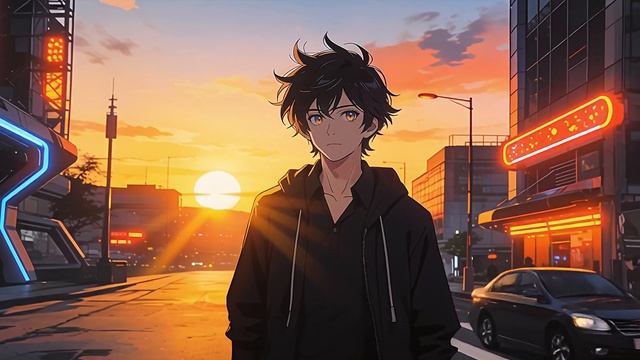 Персонаж аниме 2026. Тест, мультик в стиле аниме, созданный искусственным интеллектом  ai.