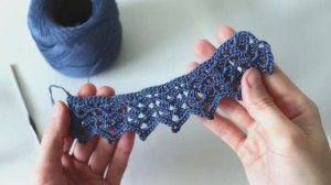 Красивая кайма крючком. Мастер-класс по вязанию