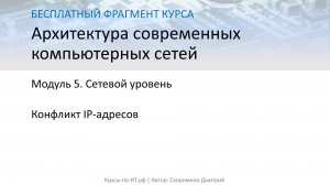 ✅ АСКС. М-5, У-05. Конфликт IP-адресов
