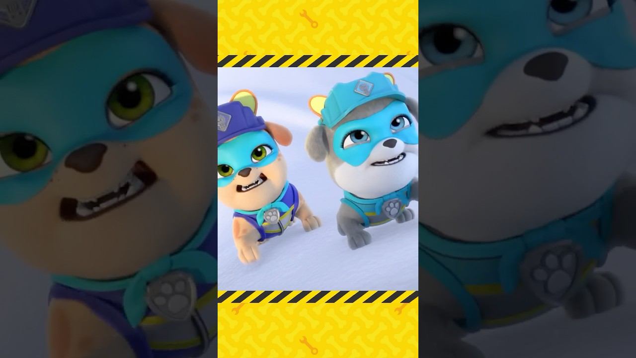 Крепыш и команда | Motor и Mix взбираются на снежную статую! | Nick Jr. Cyrillic #shorts смотреть онлайн