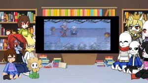 °•Реакция Undertale на песню ,,Людей мы ловим "•°