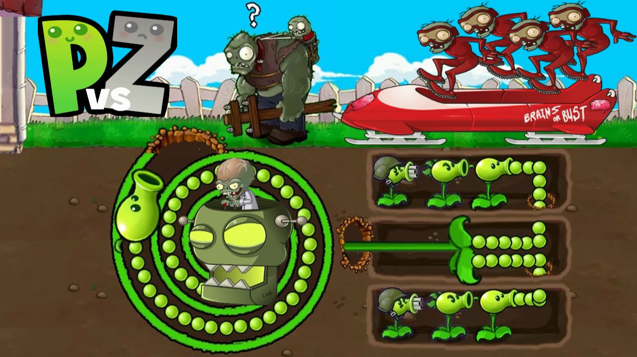 Зомби против растений! Ultimate Plants vs Zombies ПвЗ PvZ Растения против Зомби смотреть онлайн