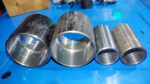 Стальные втулки на токарном CJM360F