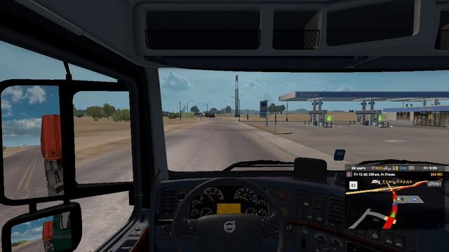 36) American Truck Simulator Цистерна-контейнер (3т) (321ми) - 77ми Флагстафф (AZ) - Тусон (AZ)