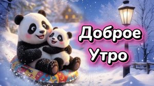 Доброе зимнее утро. Все звезды погасли, настала заря.