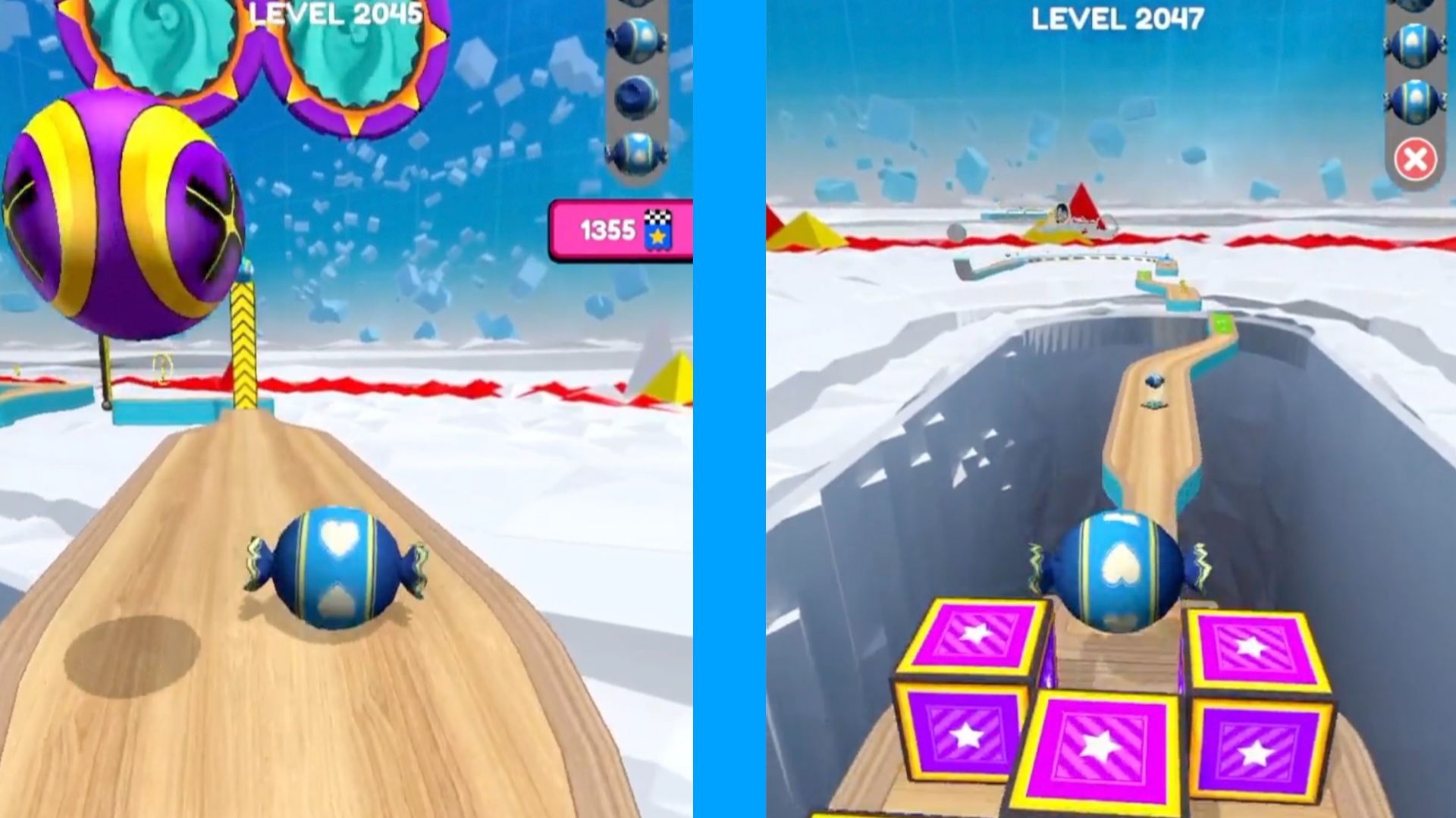 Going Balls Super Speed run Gameplay New Update Level 2045 to 2048 Banana frenzy Race смотреть онлайн
