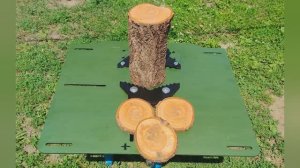 Приспособление для изготовления торцевых спилов  . Пилорама для торцевых спилов .