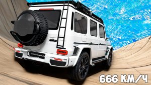 Спуск с горы без тормозов на чит тачках в ГТА 5! Эксперимент в GTA 5 Online