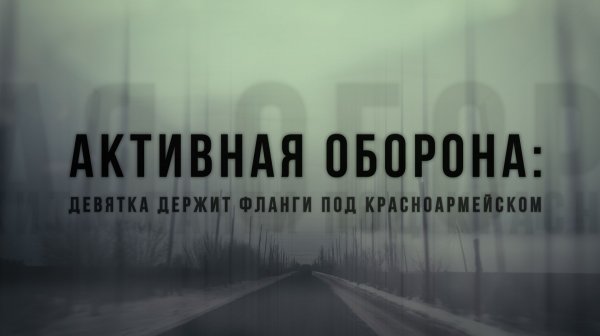 Спецрепортаж WG "Активная оборона: Девятка держит фланги под Красноармейском"