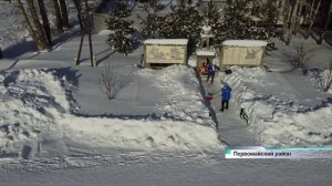 Отряд ветеранов «Снежного десанта» прибыл в Первомайский район для помощи жителям