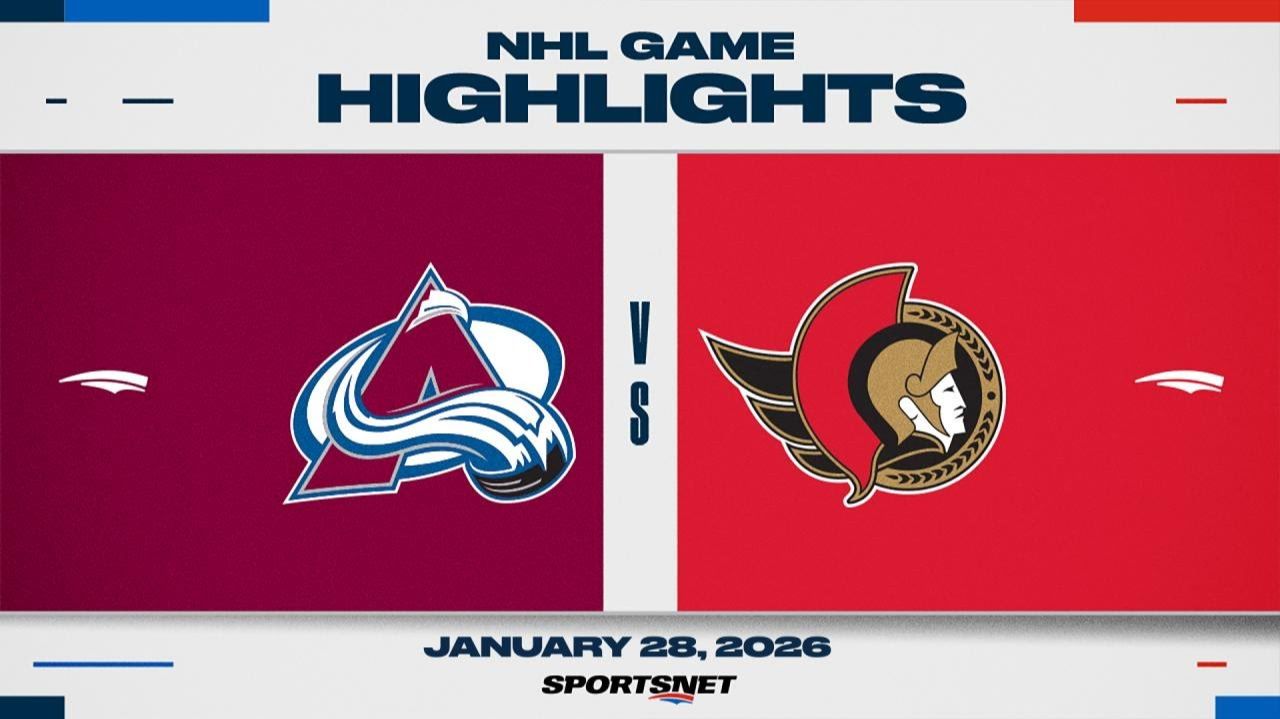29.01.2026 | ОБЗОР МАТЧА | Оттава Сенаторз - Колорадо Эвеланш | Highlights смотреть онлайн