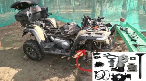Установка электро усилителя руля на квадроцикл Линхай м550л (обзор-болталка)